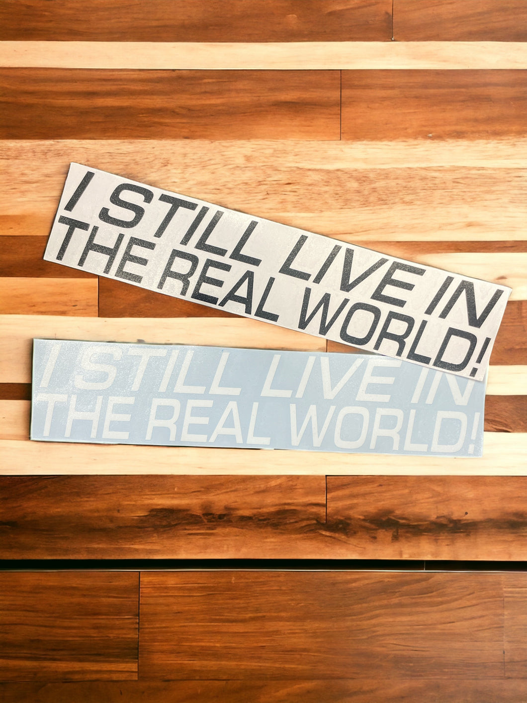 I STILL LIVE IN THE REAL WORLD DECAL