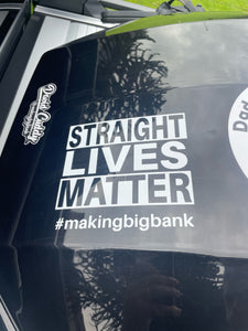 STRAIGHT LIVES MATTER DECAL